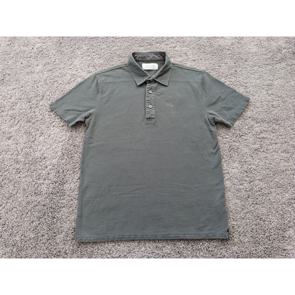 Everlane Polo Shirt Mens Extra Large Short Sleeve Green-Gray Golf Casual